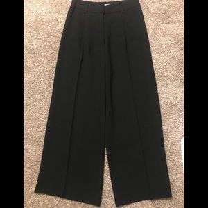 Trina Turk black wide leg dress pants